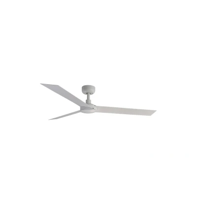 Image of Cruiser Large 3 Blade Ceiling Fan Matt White Wiz Smart System