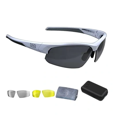 Image of BBB Cycling Biking Glasses Sunglasses With Travelcase Sport Polycarbonate Frame 3 Changeable lenses Impress BSG 58T
