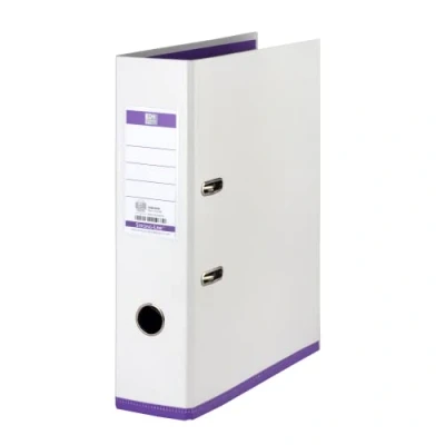 Image of Elba MyColour A4 Lever Arch File White and Purple