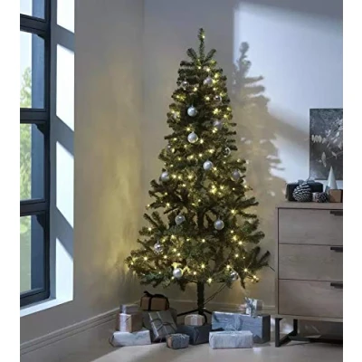 Image of Habitat 6ft Half Christmas Tree Green