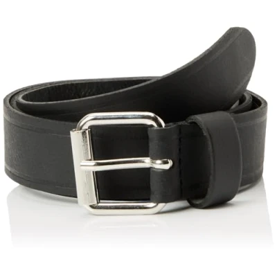 Image of JACK &amp; JONES Men&#039;s Jacpeet Synthetic Belt, Black, 95