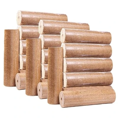 Image of AMOS 100% Natural Dry Oak Wood Heat Logs 15 Less Than 10% Moisture Easy to Light Low Ash Eco Friendly for Open Fire Stove Burner Fuel Chiminea