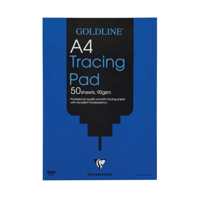 Image of Clairefontaine Goldline Professional Tracing Pad 90gsm A4 50 Sheets