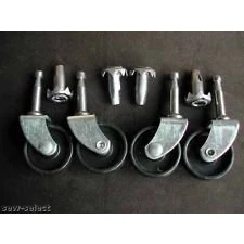 Image of New World Furnishings 4 x Divan Bed Castors With Fixing Bolts
