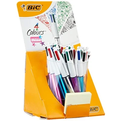 Image of BIC 4 COLORS SHINE PINK