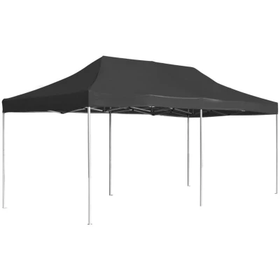Image of vidaXL Professional Folding Party Tent Aluminium 6x3 m Anthracite