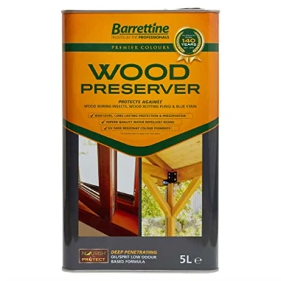 Image of Barrettine Premier Wood Preserver 5L Summer Tan