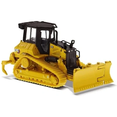 Image of Diecast Masters 85953 Caterpillar Bulldozer with Folding Sign D5 LGP, Scale 1:87, from 14 Years, Yellow