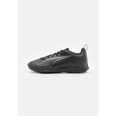 Image of Puma Ultra 5 PLAY TT JR Unisex Astro turf trainers for kids, Size: 3, Black/white Synthetics