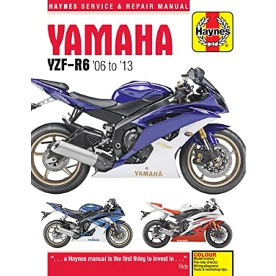 Image of Yamaha YZF R6 (06 13) Haynes Repair Manual (Paperback)