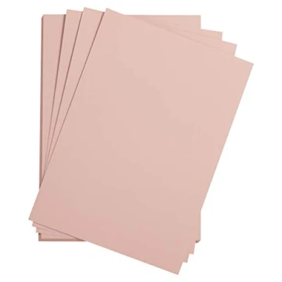 Image of Clairefontaine Ref 90783C Etival Coloured Grained Drawing Paper (Pack of 25 Sheets) A3 (42 x 29.7cm) 160gsm Cellulose Art Deep Pink Acid Free, pH Neutral