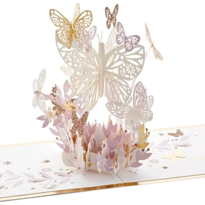 Image of Hallmark Signature Paper Wonder Pop Up Card, Thankful for You (Thinking of Birthday Card)