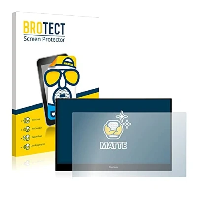 Image of brotect Screen Protector Anti Glare compatible with ViewSonic TD1655 Matte, Fingerprint Protection Film