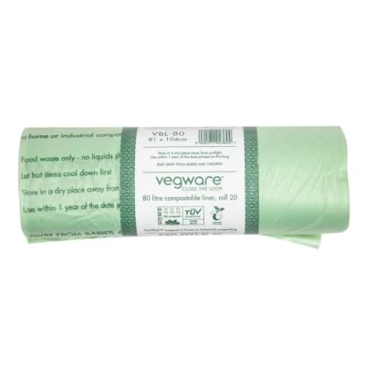 Image of Vegware VBL 80 completely compostable liner, L (Pack of 240)