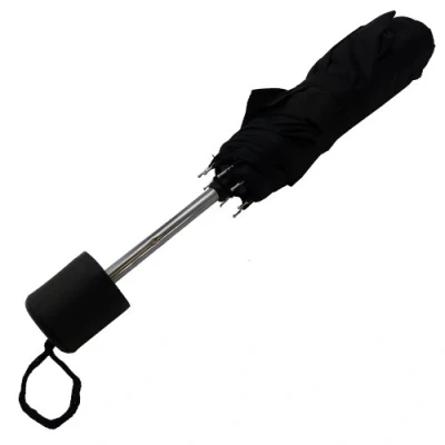 Image of Men Women Black Super Mini Compact Folding Handbag Umbrella Brolly