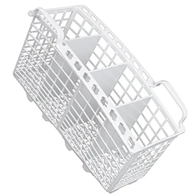 Image of Hotpoint Genuine BCI450 DC28S Slimline Dishwasher White Cutlery Basket (W230 x D110 H135mm)