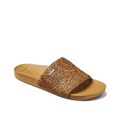 Image of Reef Women&#039;s Cushion Scout Braids Sandal, Natural, 6 UK