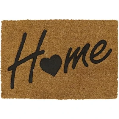 Image of MantraRaj Eco Friendly Coir Door Mat 40x60cm Natural Rubber Embossed, Non Slip, PVC Backed Entrance Durable Rug for Indoor/Outdoor Use 15mm Pile Depth, 100% Biodegradable Washable