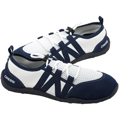 Image of Cressi Unisex Adult Elba Water Shoes White/Blue, UK 11.5/ EU 46