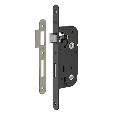 Image of Thirard FABRICANT DE SECURITE DEPUIS 1920 A40 00901501 Built Nf V/Br with Lock Box Stamped Steel Epoxy Black Granite and Round End Headrest Mortice Locks