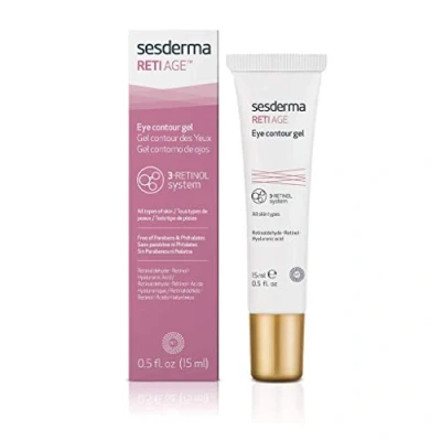 Image of Sesderma Retiage Eye Contour Cream Maximum Anti Wrinkle Activity 3 Retinol System Active Ingredients 15 ml