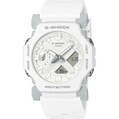 Image of G SHOCK Unisex Chronograph watch, Size: One Size, White