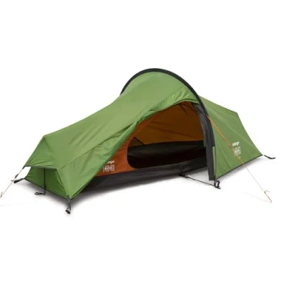 Image of Vango Nevis 100 Tunnel Tent Hiking Backpacking Wild Camping DofE Recommended Kit Waterproof, Easy Setup, Lightweight, Compact Alloy Poles &amp; 3000mm HH Material (1 Person)