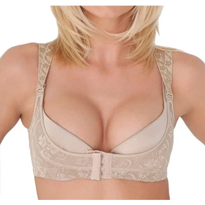 Image of Boolavard Sexy Oktoberfest Dirndl Push Up BH Büstenhebe Hautfarben Gr. S XXL (XX Large, Skin Coloured)