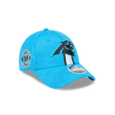 Image of New Era Carolina Panthers NFL 2024 Sideline Blue 9Forty Adjustable Stretch Snapback Cap