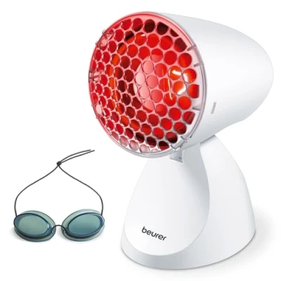 Image of Beurer IL11 infrared Heat Lamp Warm, soothing light Helps ease muscle aches and joint stiffness Speed recovery from the common cold Improve complexion With 5 angles of inclination