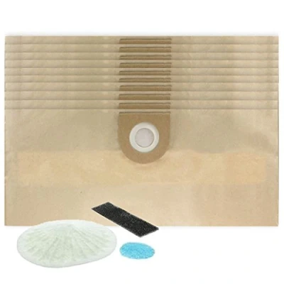 Image of SPARES2GO Dust Bag &amp; Filter Set for Vax 3 in 1 Multifunction 6131 Vacuum Cleaners (10 Bags)