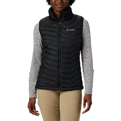 Image of Columbia Men&#039;s Powder Lite Vest, Puffer Vest Body Warmer, Black, Size XS