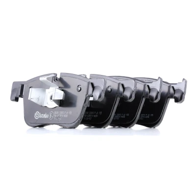Image of SU001A8883, SU001B3587 Brake pad set BREMBO P 61 135 prepared for wear indicator with piston clip without accessories PEUGEOT: 3008 II Off Road