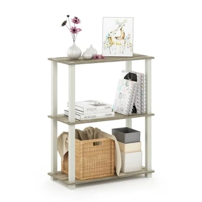 Image of Furinno Toolless Shelves, Wood, Sonoma Oak/White, one size