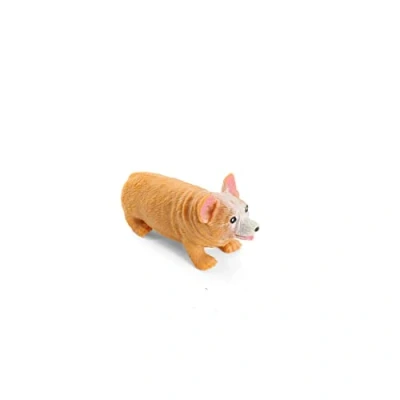 Image of Stretchy Corgi Toy Pack of 1 Squishy Dog Kids Fun Christmas Stocking Filler Childs Party Bag Fidget Games