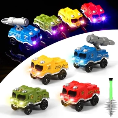Image of Save Unicorn Tracks Cars Replacement only,Track for Glow in The Dark, Car Accessories with 3 Flashing LED Lights, Compatible Most Kids Boys and Girl(4pack)
