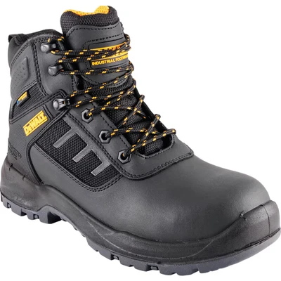 Image of Dewalt Douglas Mens Safety Boots, Waterproof, Steel Toe Cap, Heat Resistant, Boot Black UK7 (EU41)