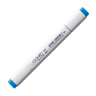 Image of Copic Classic Coloured Marker Pen (B 05) Process Blue, For Art &amp; Crafts, Colouring, Graphics, Highlighter, Design, Anime, Professional Beginners, Supplies Colouring Books