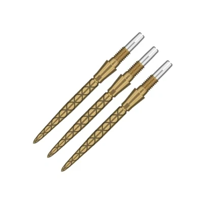 Image of TARGET Darts Swiss Point Storm Diamond Dart Points (3 Pack Set of Tips) 26mm Gold SP Change Point, Professional Accessories