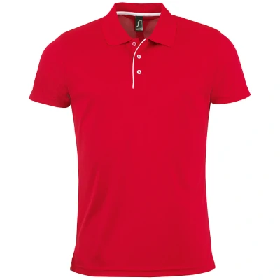 Image of Sols 01180 men&#039;s Polo shirt in Red