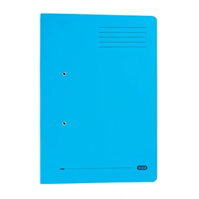 Image of Elba Boston Spiral Transfer Spring File 300 micron for 32mm Foolscap Blue Ref A66713 [Pack of 25],100090035