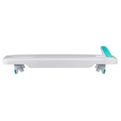 Image of Helping Hand Kingfisher White Plastic Bath Board with Handle. for Elderly and Disabled Users. Adjustable to Fit 16&quot; 24&quot; Width Baths. 200kg / 31 Stone Weight Limit