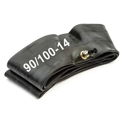 Image of Inner Tube 90/100 14 Butyl Rubber Straight Valve Inch Pitbike Dirtbike