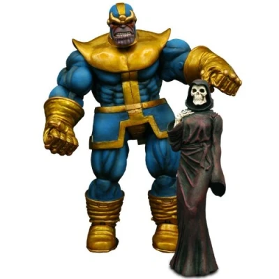 Image of Marvel Select Thanos Action Figure With Detailed Base