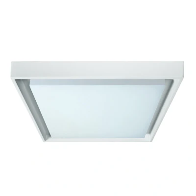 Image of Mio LED 27cm Square Flush Ceiling Light White 3000K IP54