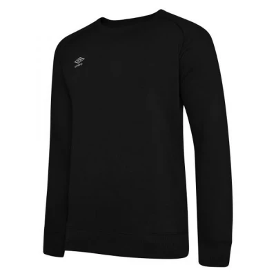 Image of Umbro Mens Club Leisure Sweatshirt (Black/White) Size Large