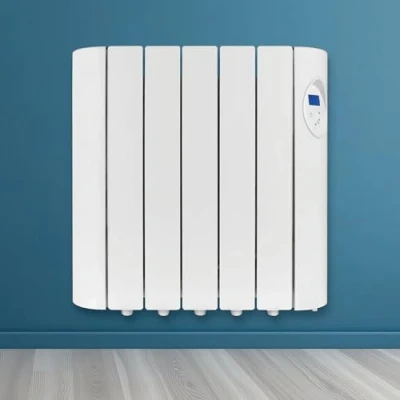 Image of Futura 900W White Oil Filled Radiator Heaters for Home, 24/7 Day Timer Electric Heater Lot 20 &amp; Advanced Thermostat Control, Wall Mounted Low Energy with Child Lock