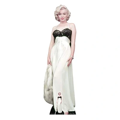 Image of STAR CUTOUTS Life Size Cut Out with Mini Version of Marilyn Monroe, Cardboard, Multi Colour, 169 x 50 cm