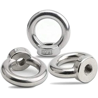 Image of BOZONLI M4 Lifting Eye Nut 304 Stainless Steel Ring Bolts Threaded Nuts 3 pcs