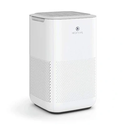 Image of Medify MA 15 Air Purifier with H13 True HEPA Filter 30 sq m Coverage for Allergens, Smoke, Smokers, Dust, Odors, Pollen, Pet Dander Quiet 99.9% Removal to 0.1 Microns White, 1 Pack